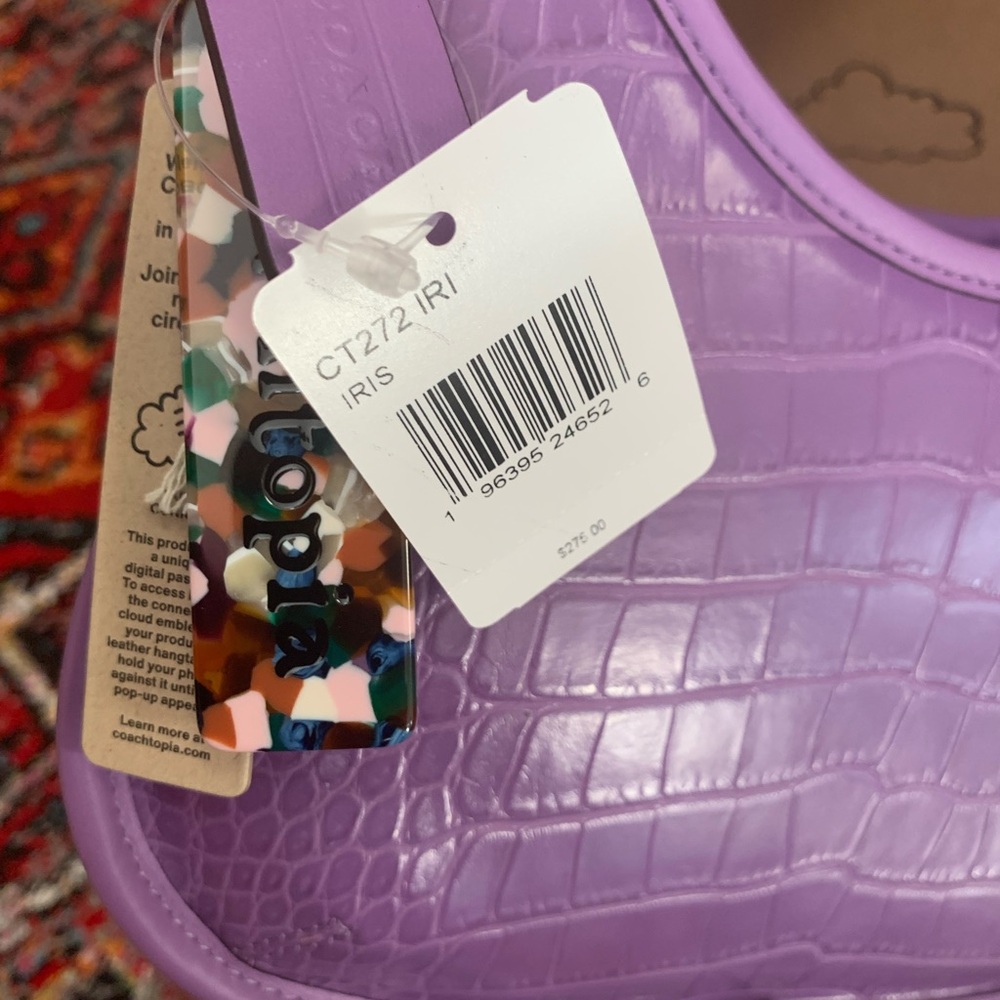 Coach Elegant Purple Shoulder Bag - Picture 8 of 13